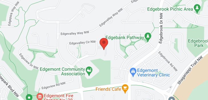 map of 8 Edgevalley Place N.W. PL NW